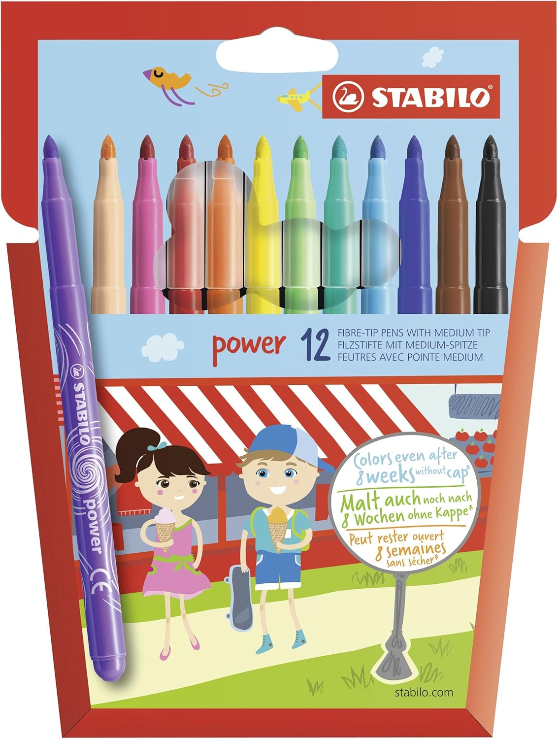 Feutres STABILO power (x12)