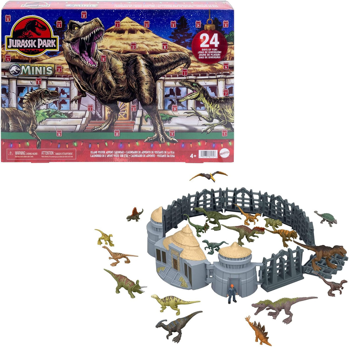 Calendrier de l'Avent Mattel Jurassic World 2026 JLD23