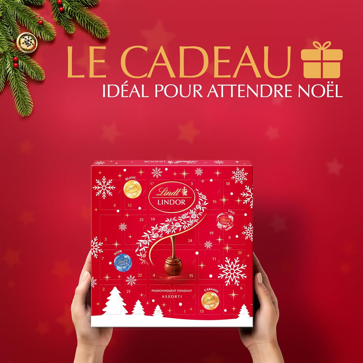Calendrier de l'Avent Lindt LINDOR assorti 109 g