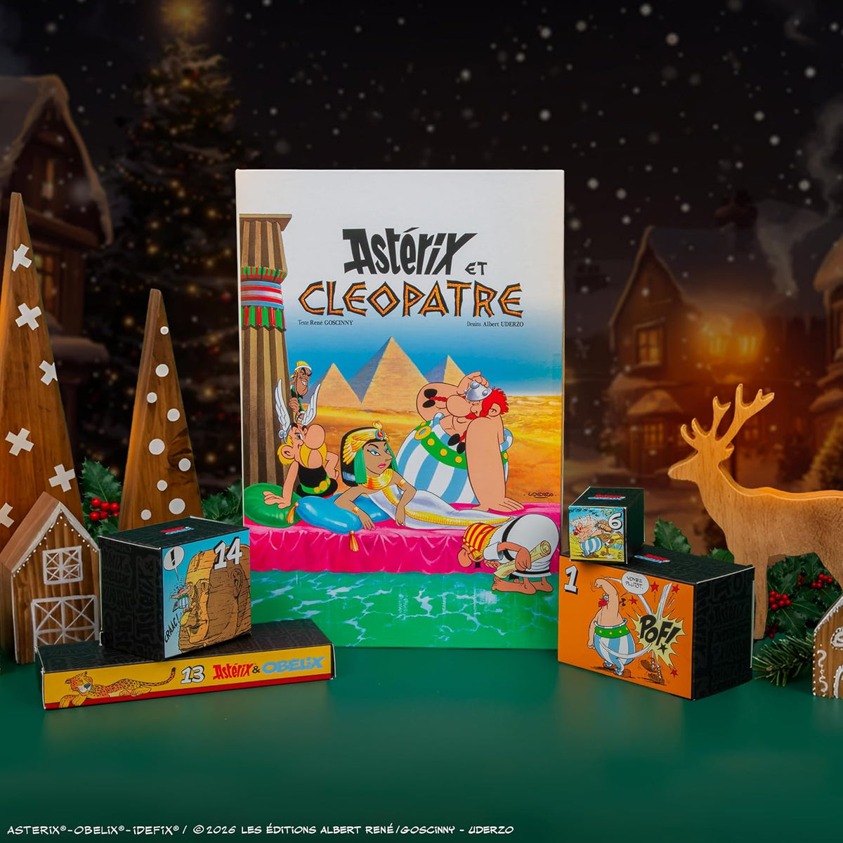 Calendrier de l'Avent Astérix & Cléopâtre 2026 Cinereplicas
