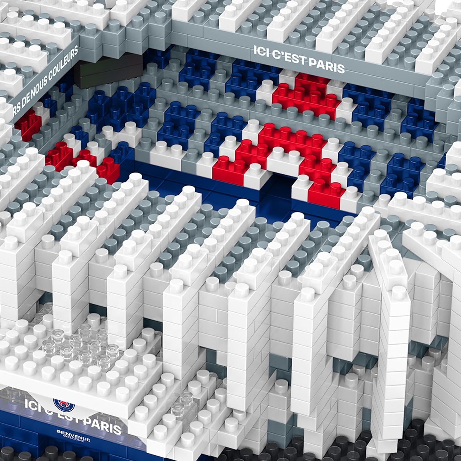 Mini Stade de Football Parc des Princes PSG pour les fans de LEGO et du PSG Paris Saint-Germain