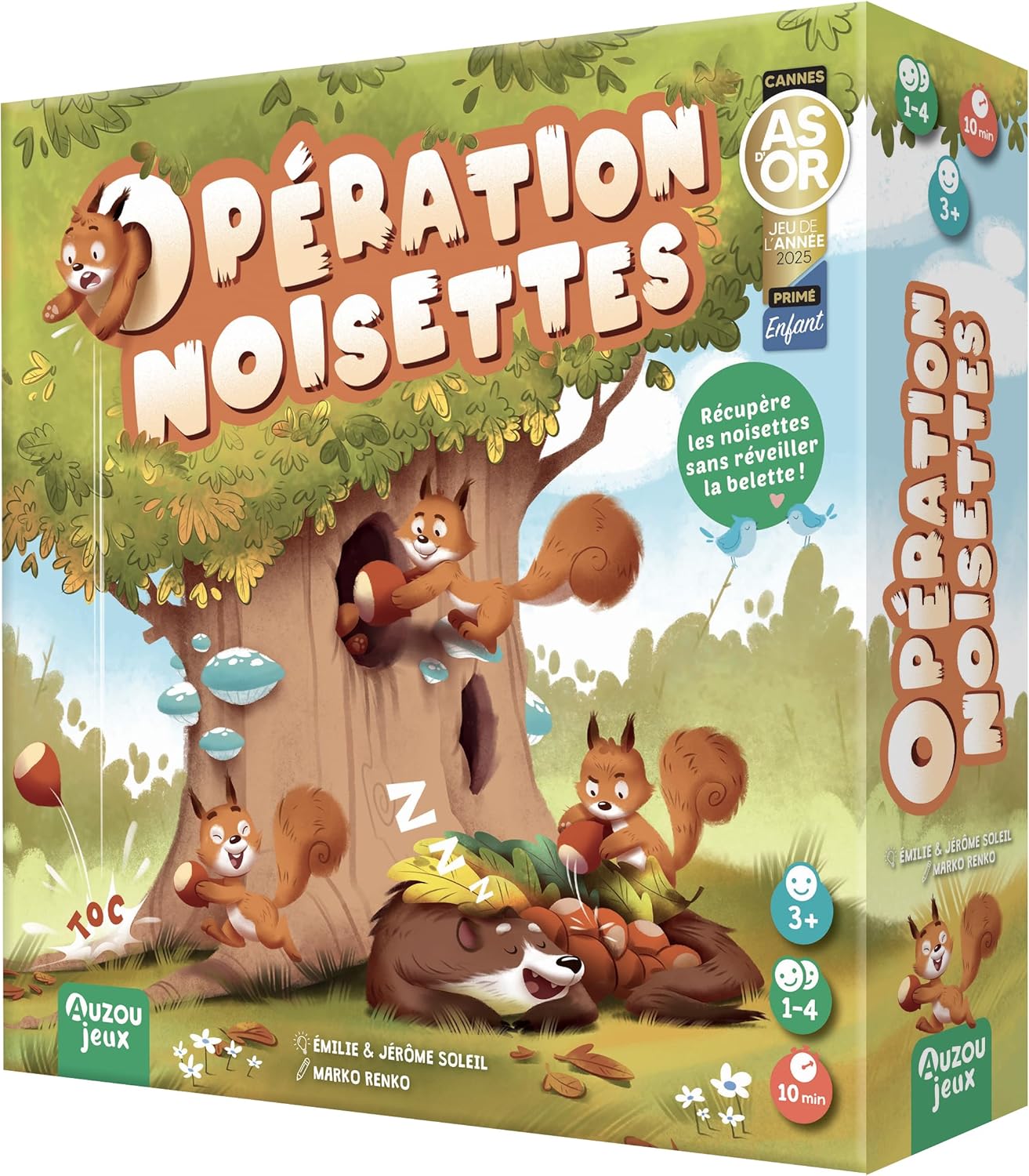 Opération Noisettes : Le jeu familial primé As d'Or 2025