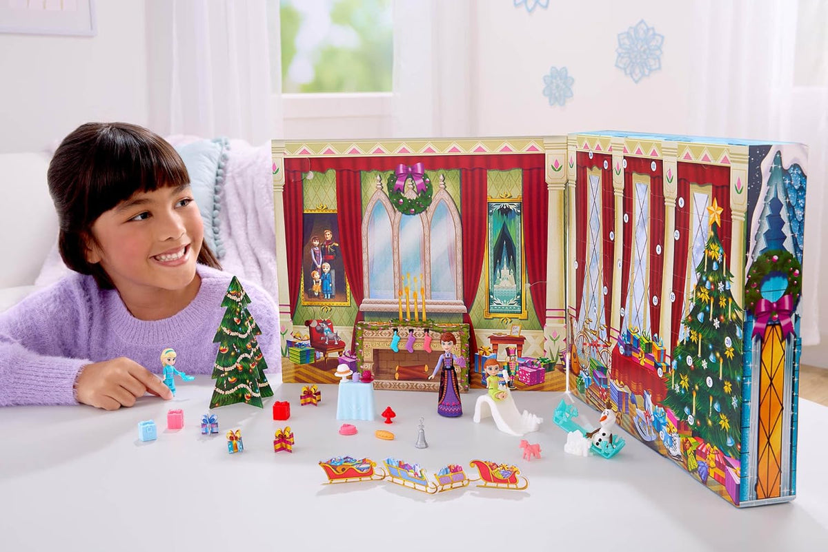 Calendrier de l'Avent La Reine des Neiges Mattel JLJ06 – visuel 2
