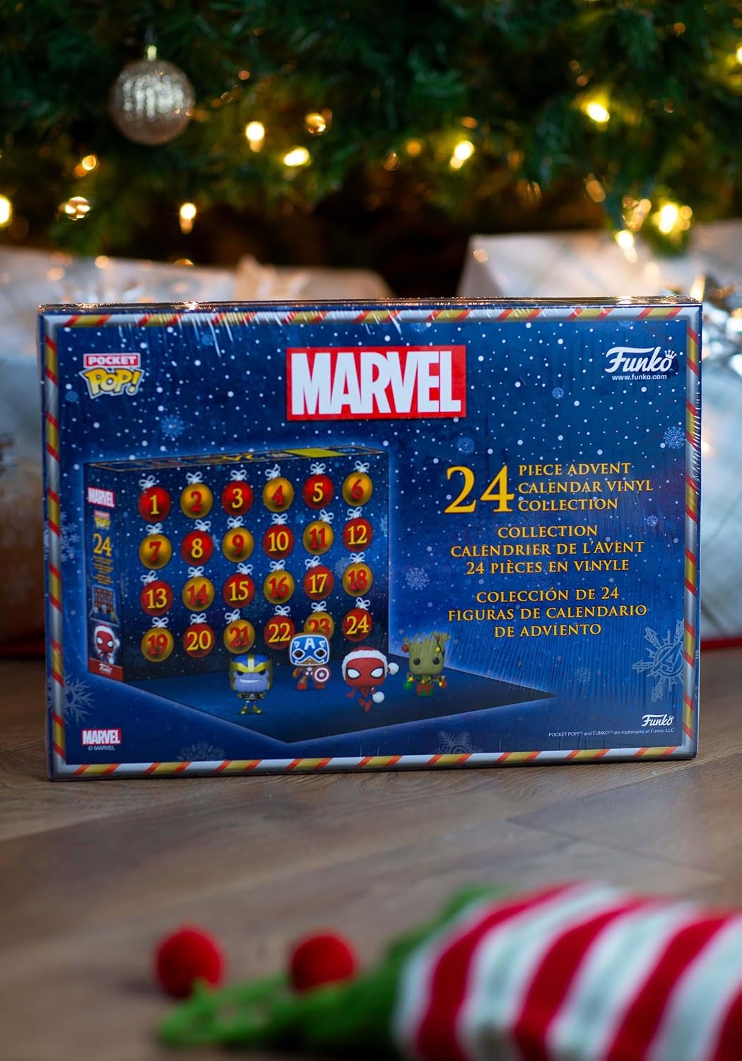 Calendrier de l'Avent Funko Pocket Pop! Marvel Holiday 2022