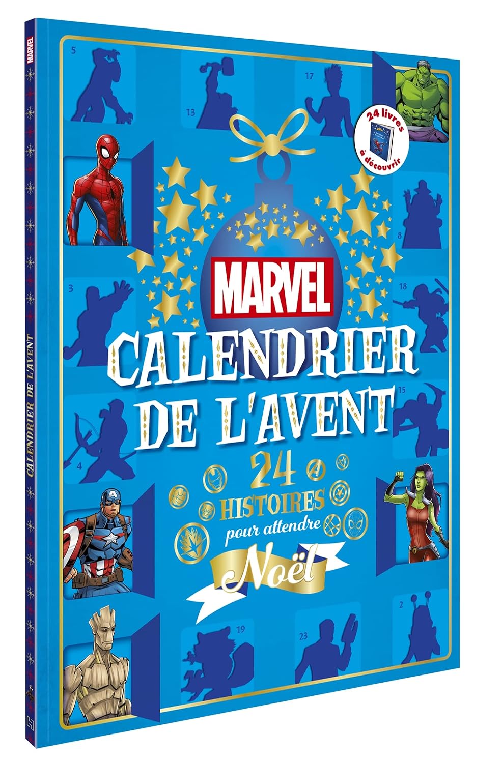 Calendrier de l'Avent Marvel 24 histoires Hachette