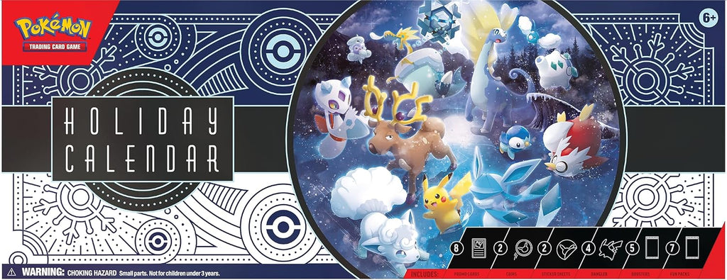 Calendrier de l'Avent Pokémon TCG – Calendrier des Fêtes (Cartes & Boosters)
