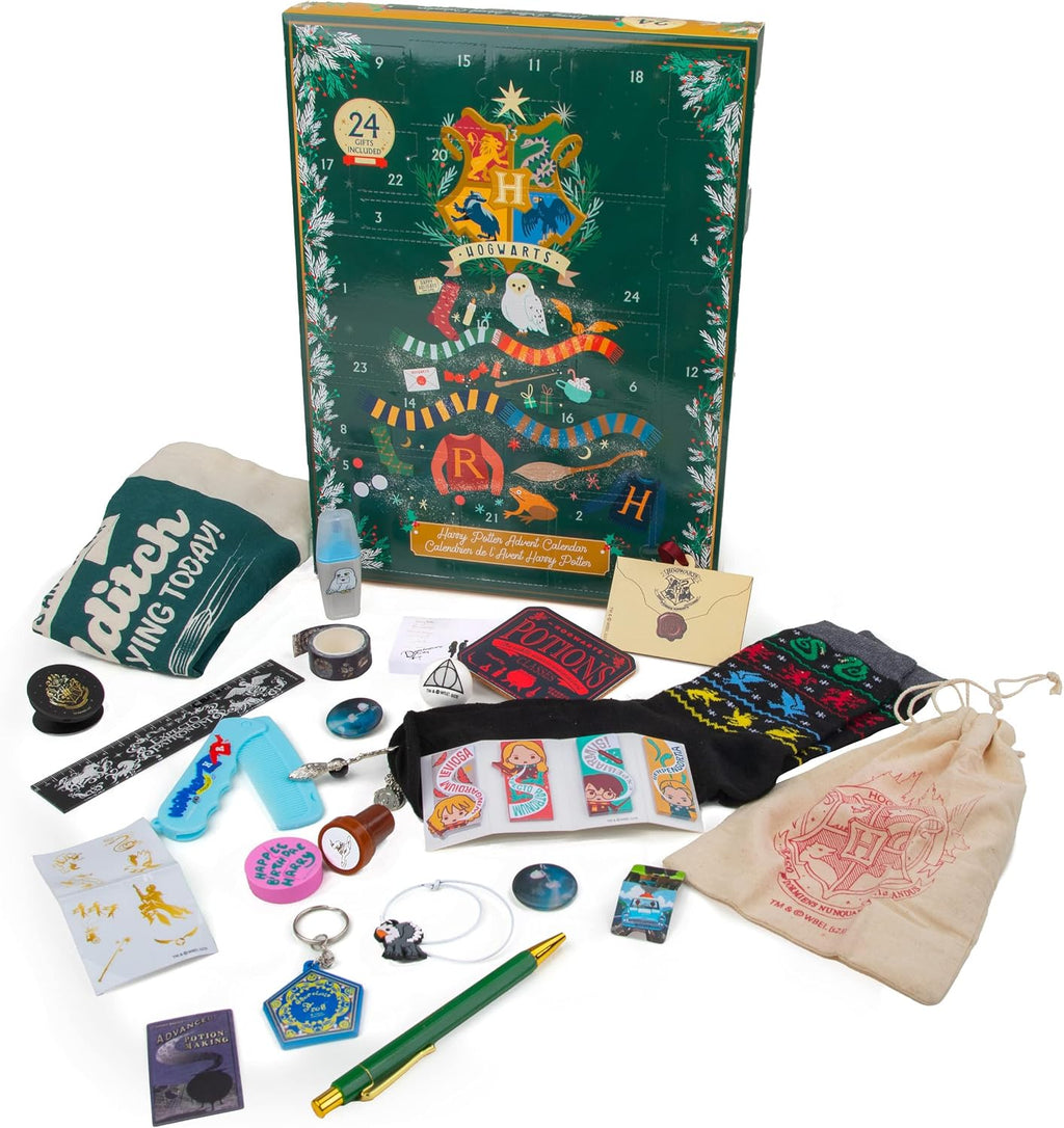 Calendrier de l'Avent Harry Potter Classique Cinereplicas – contenu des 24 cadeaux