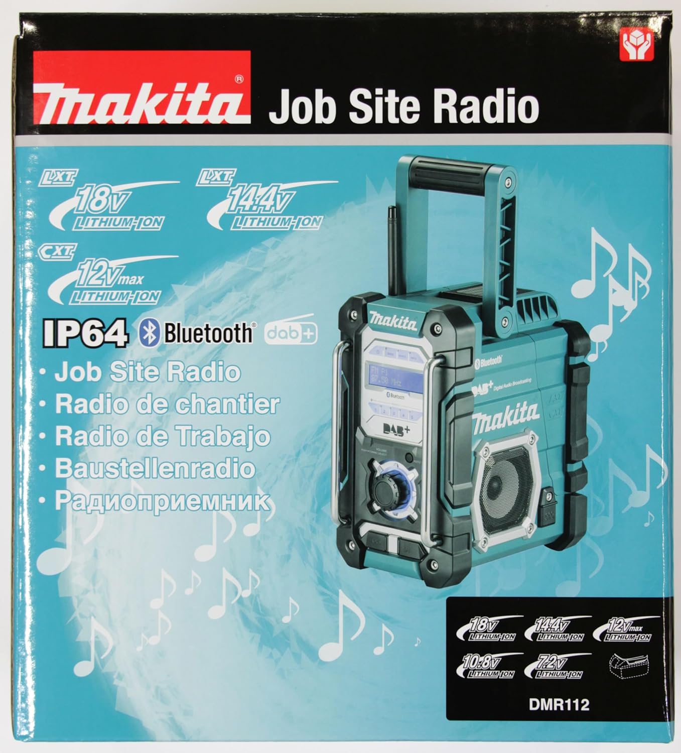 Radio de chantier ultra robuste Makita DMR112