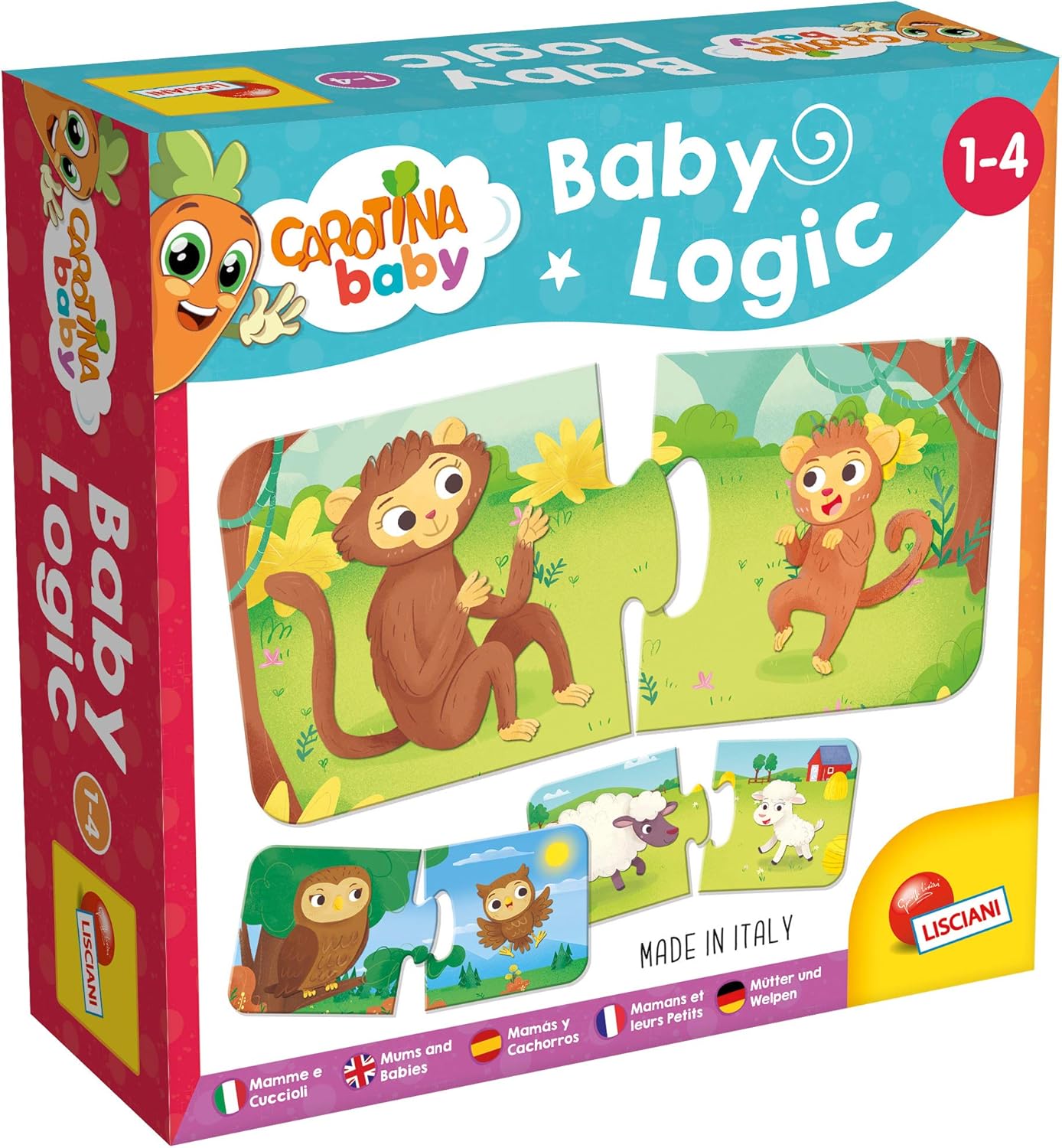 Carotina Baby, jeu de logique bébé - Lisciani