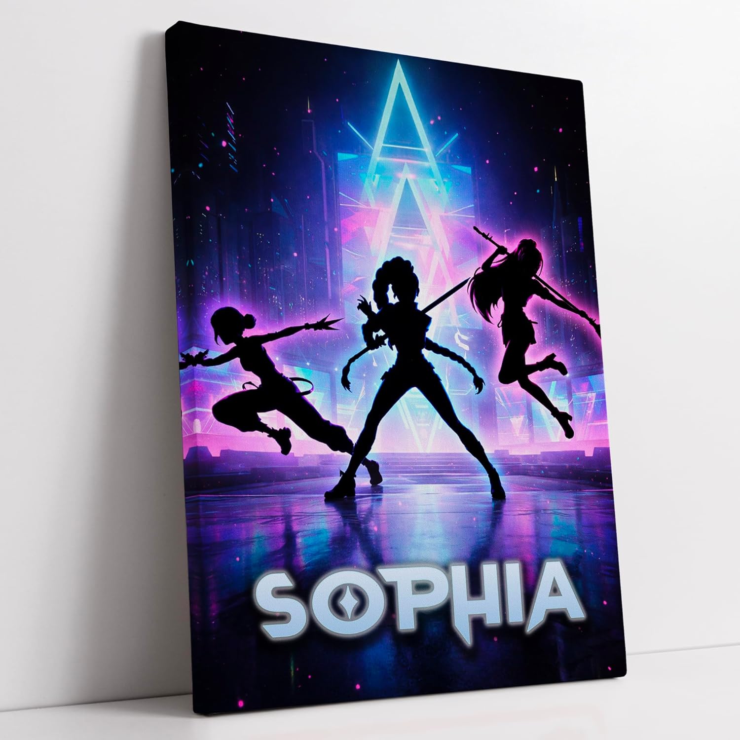Poster K-pop personnalisé (prénom, design 2)