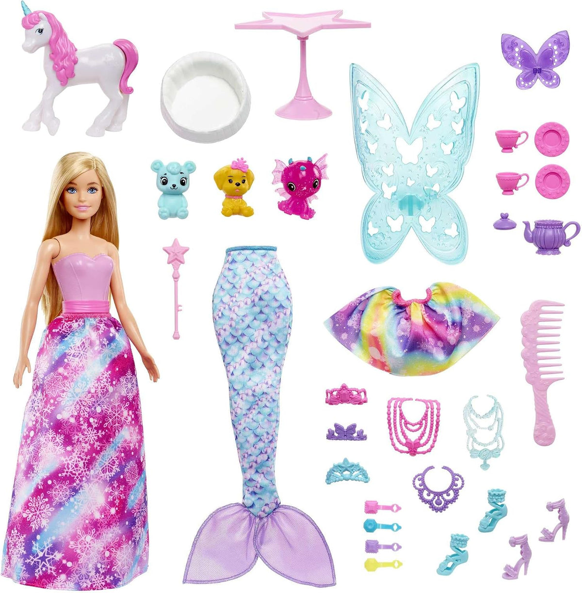 Calendrier de l'Avent Barbie Dreamtopia HGM66 – photo 2