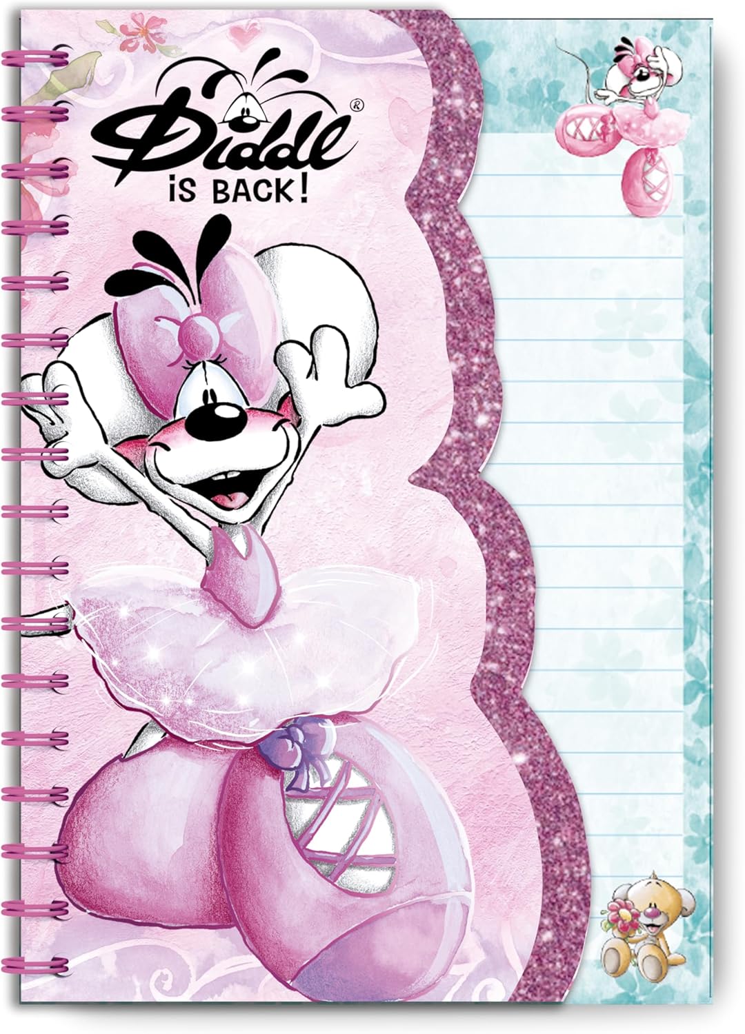 Carnet A6 Diddlina Rose - Diddl