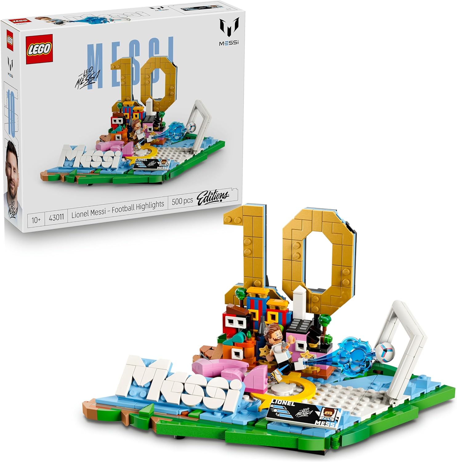 Set LEGO Editions Lionel Messi 43011 avec minifigurine