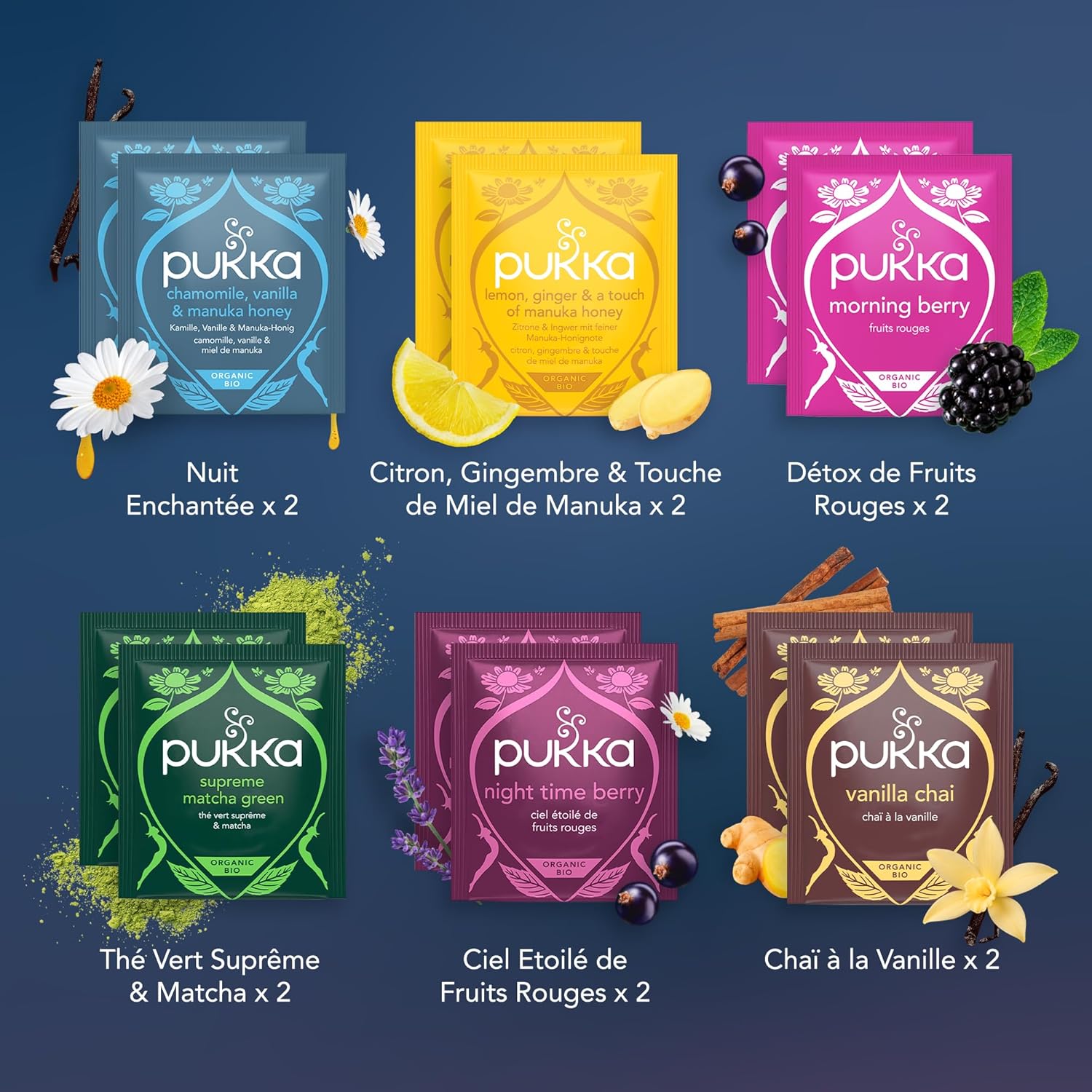 Calendrier de l’Avent Thé & Infusions Bio 2025 - Pukka