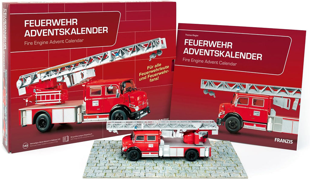 Boîte du calendrier de l’Avent Franzis Pompiers
