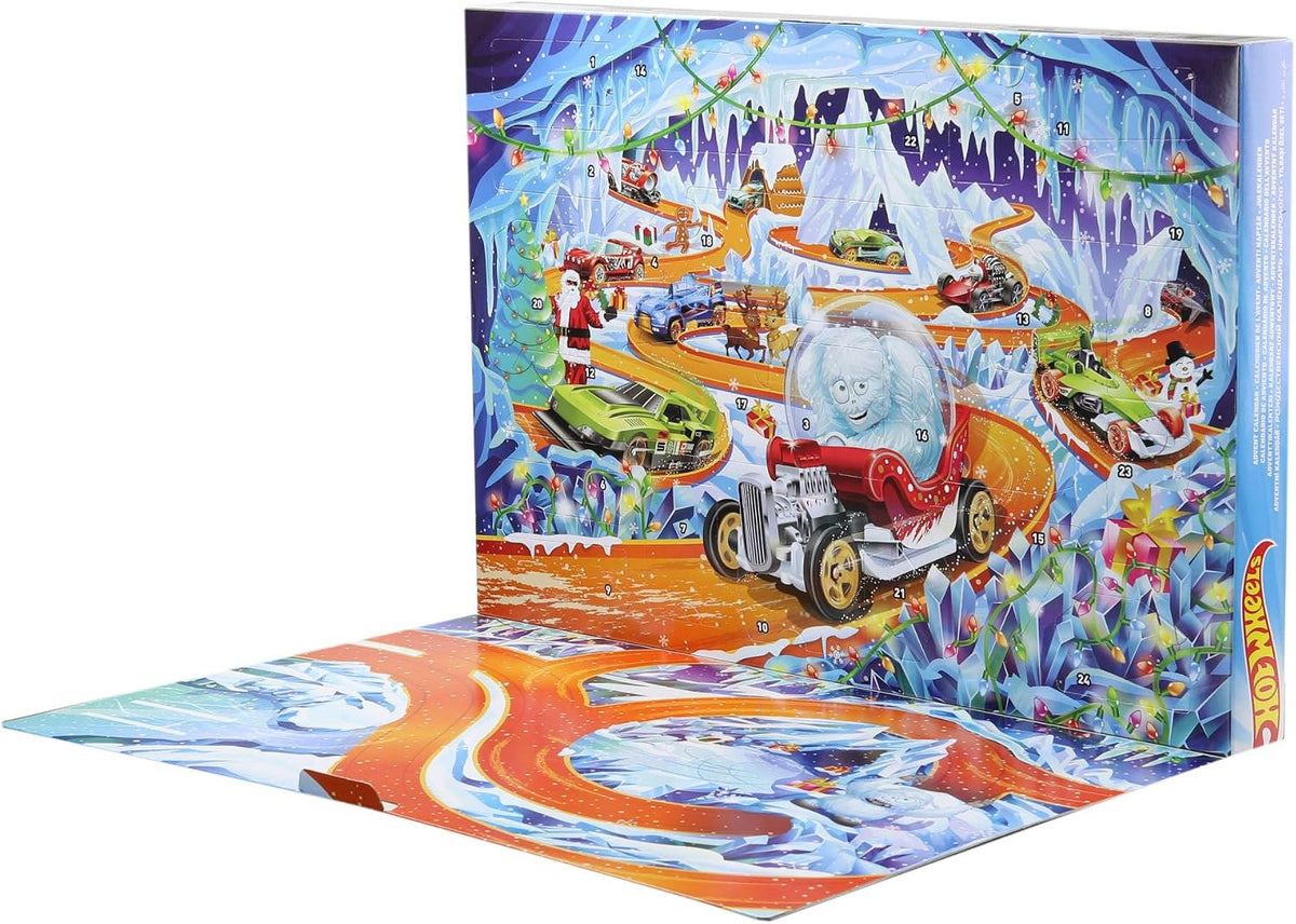 Calendrier de l'Avent Hot Wheels 2026 accessoires d'hiver