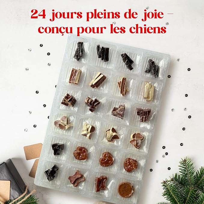 Calendrier de l'Avent friandises pour chien