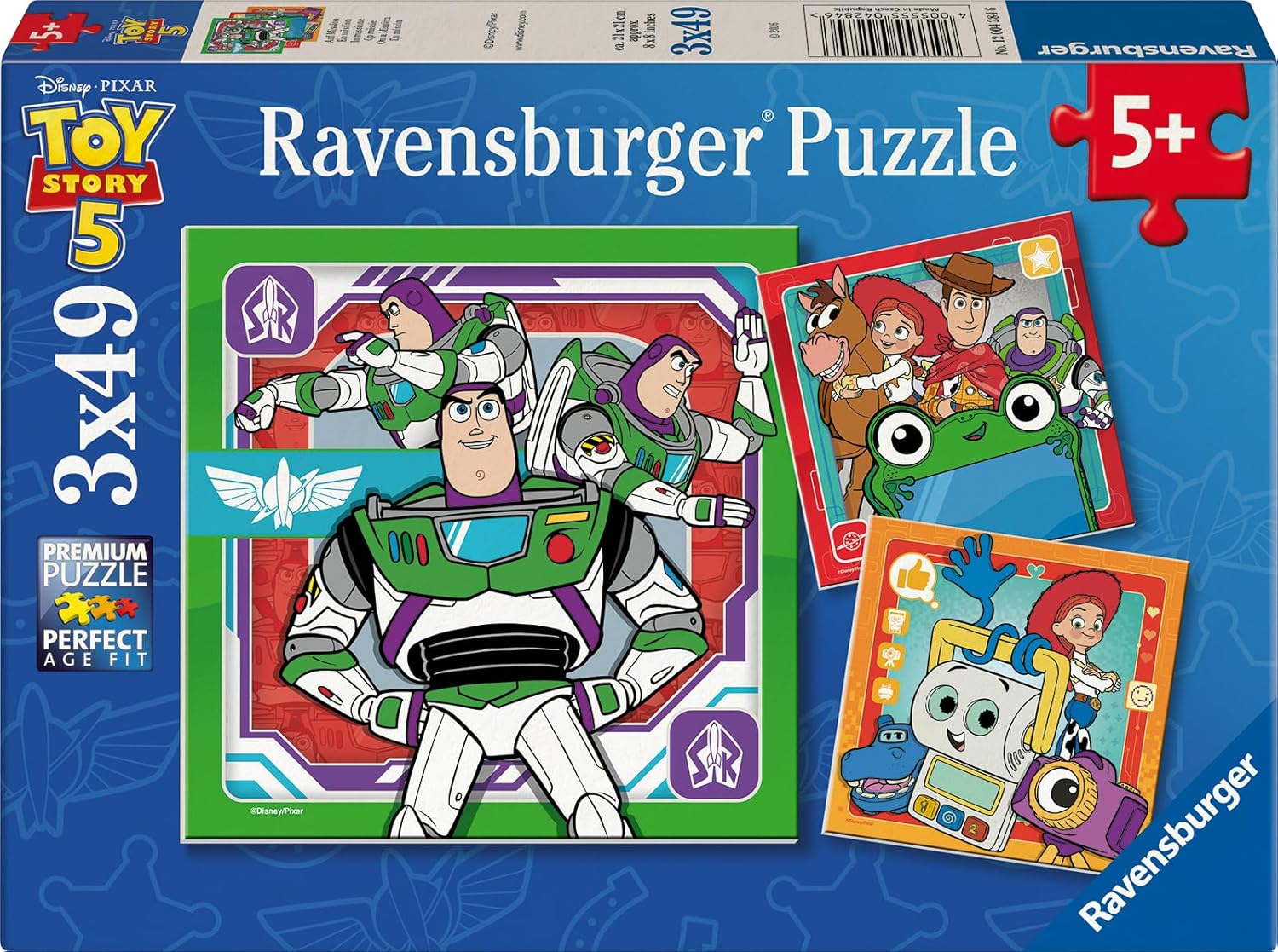 Ravensburger Toy Story 5 — 3 puzzles de 49 pièces + mini posters (dès 5 ans)