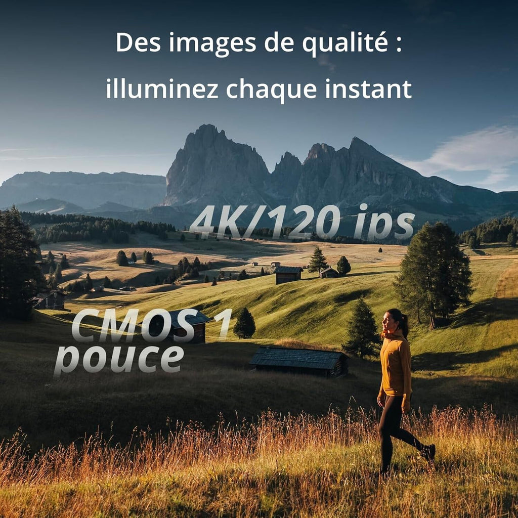 DJI Osmo Pocket 3 - La mini caméra stabilisée 4K pour des vidéos ultra fluides