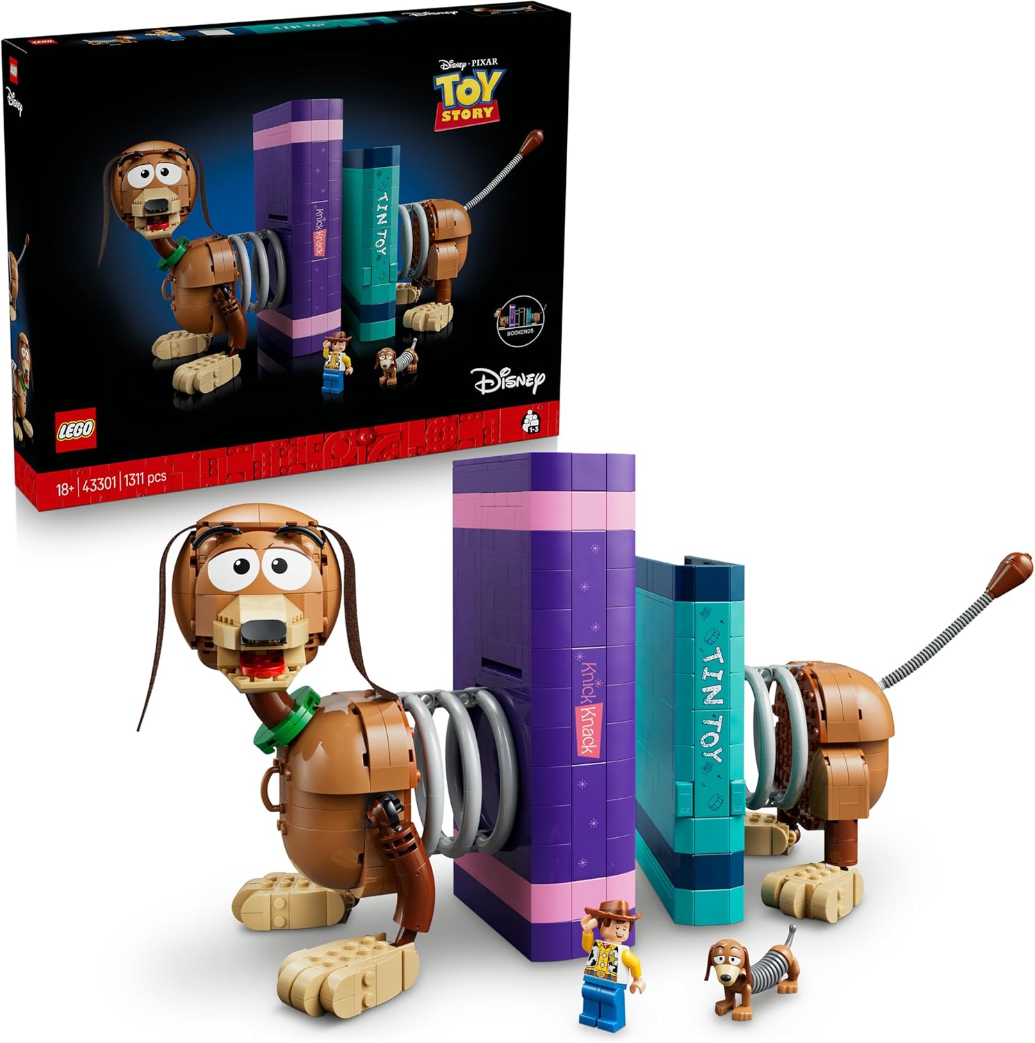 LEGO Disney·Pixar — serre-livres Zigzag Toy Story (adulte)