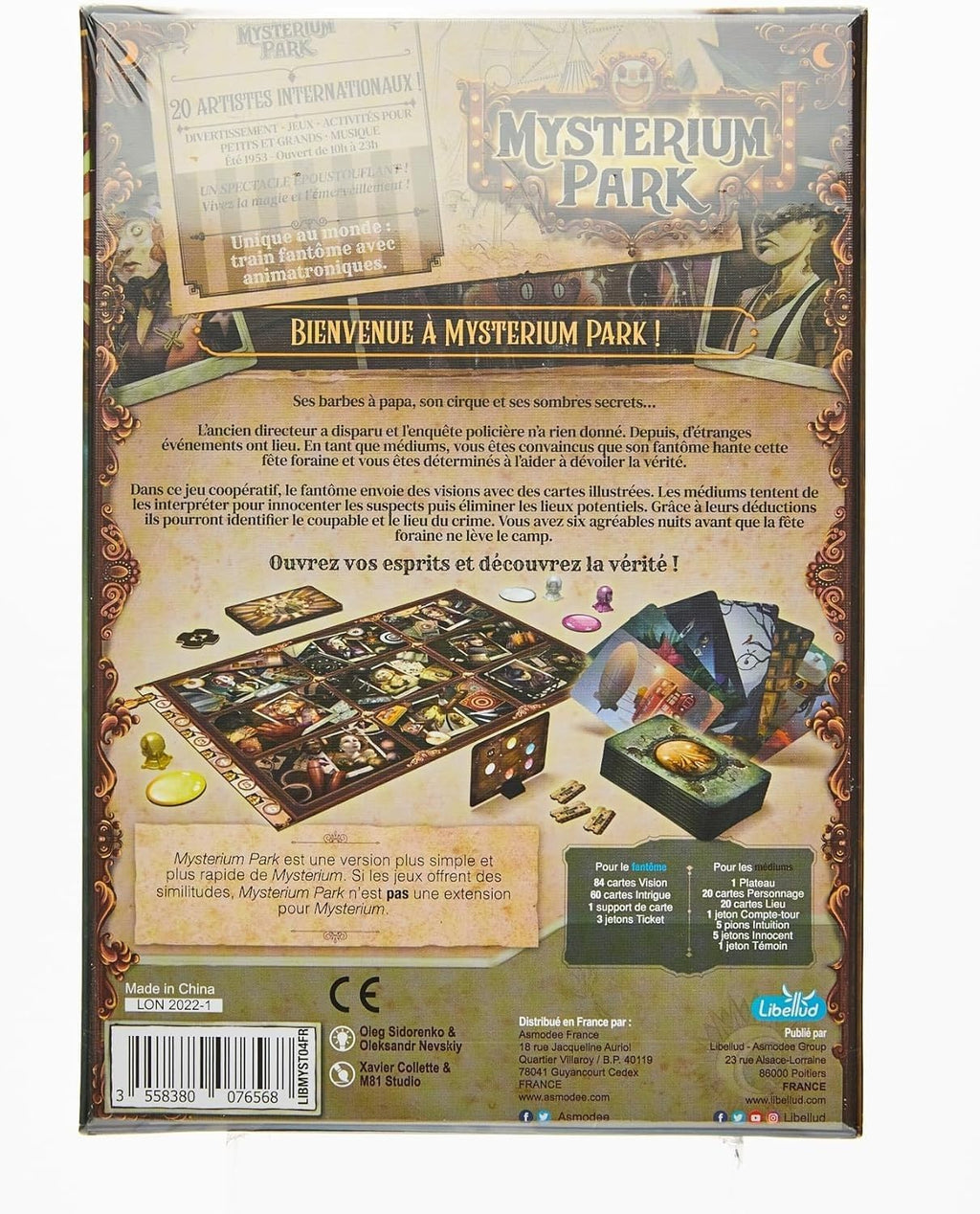 Mysterium Park : le jeu de société coopératif et mystérieux