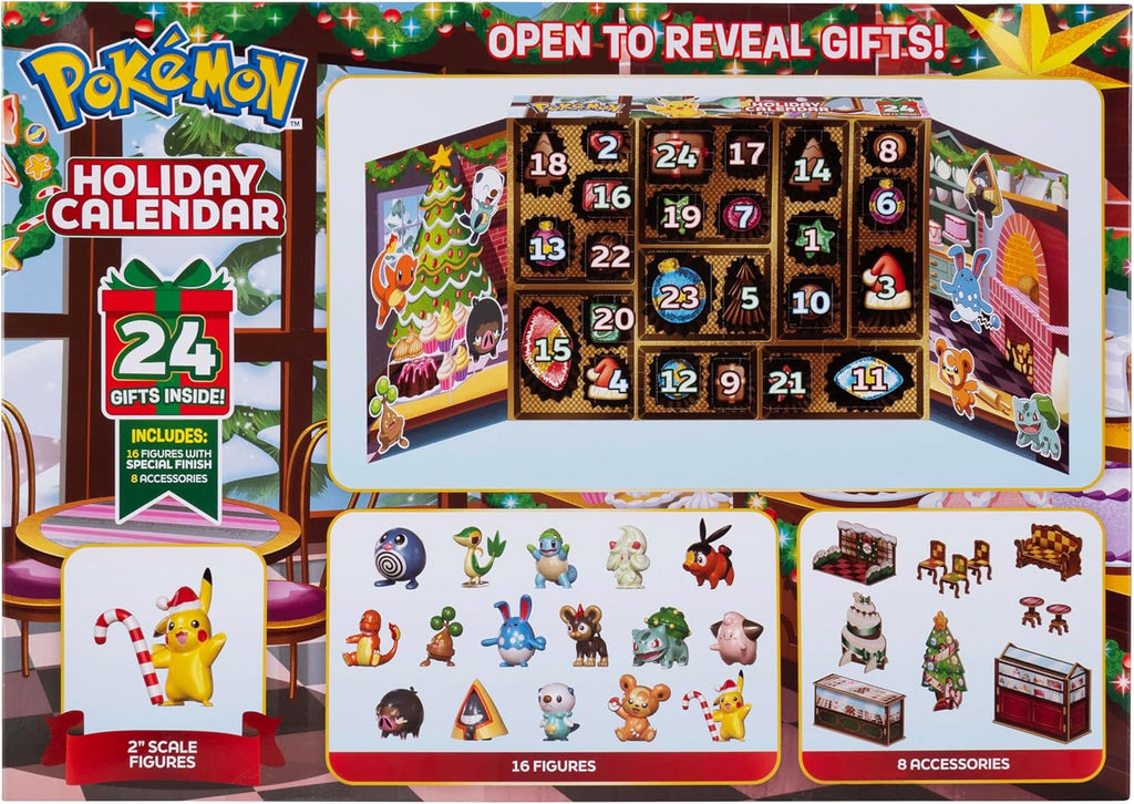 Calendrier de l’Avent Pokémon Holiday Calendar 2025 - Figurines & Accessoires