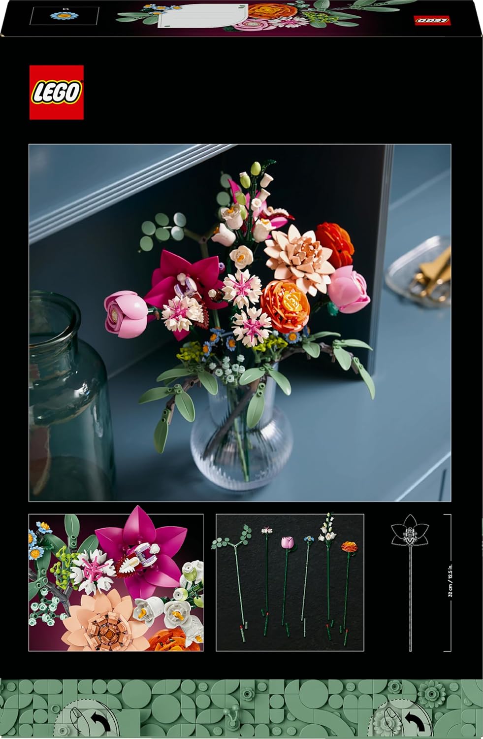 LEGO Botanicals Le Joli Bouquet de Fleurs Roses 10342 Lego