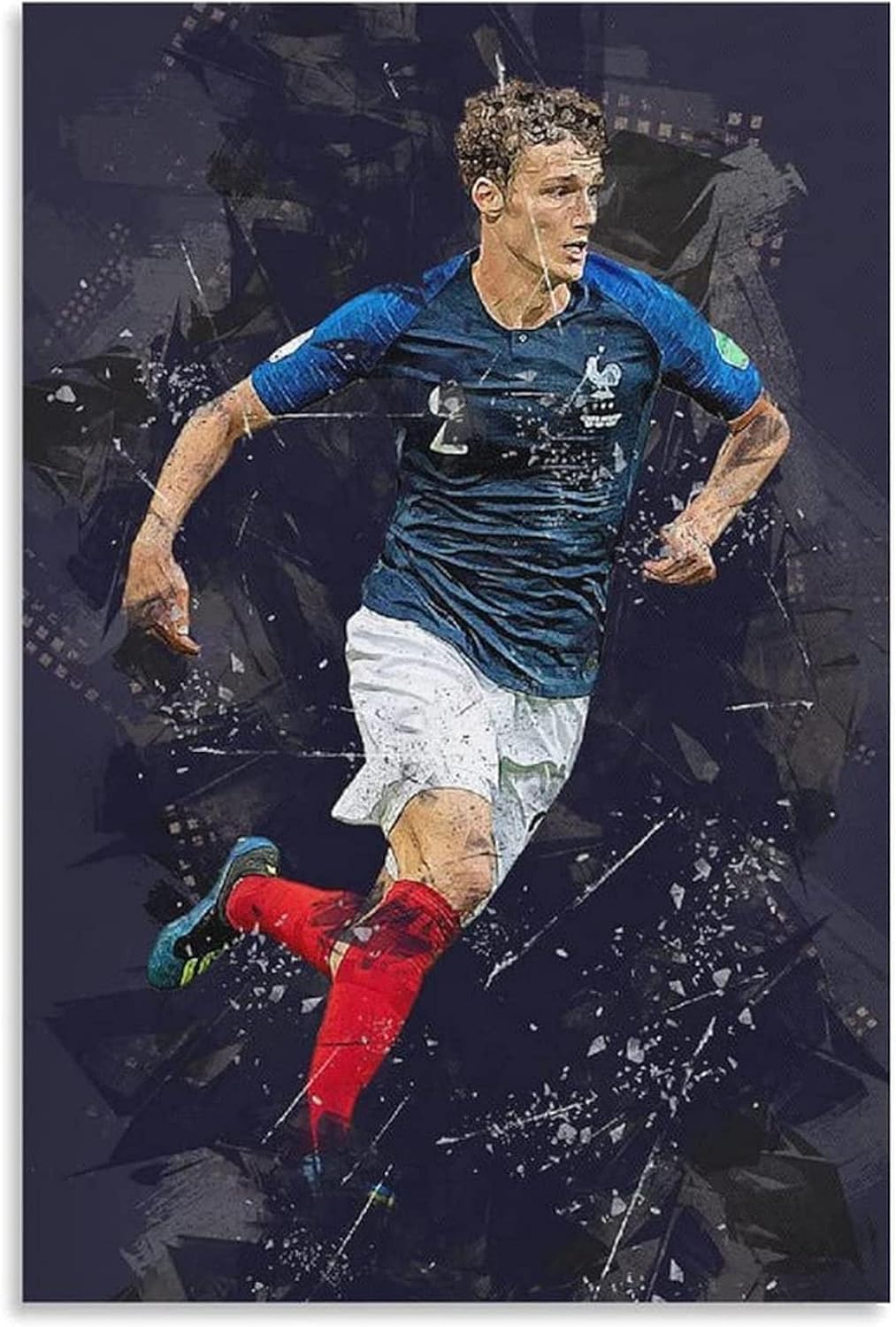 Affiche Benjamin Pavard 60x80 cm