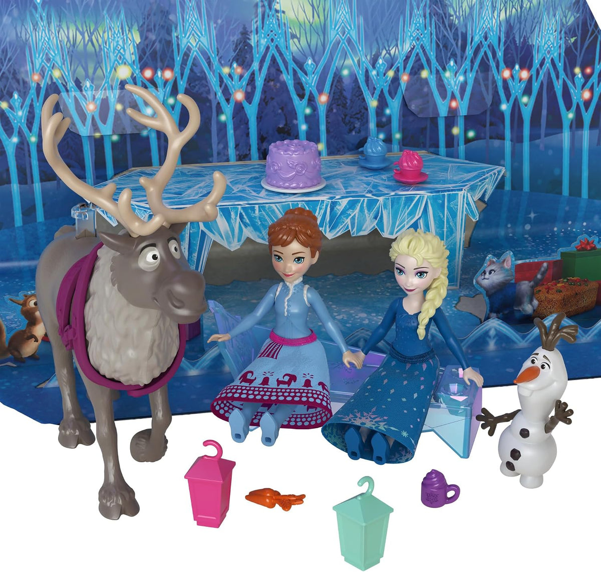 Calendrier de l'Avent La Reine des Neiges Mattel Anna et Elsa – visuel 5