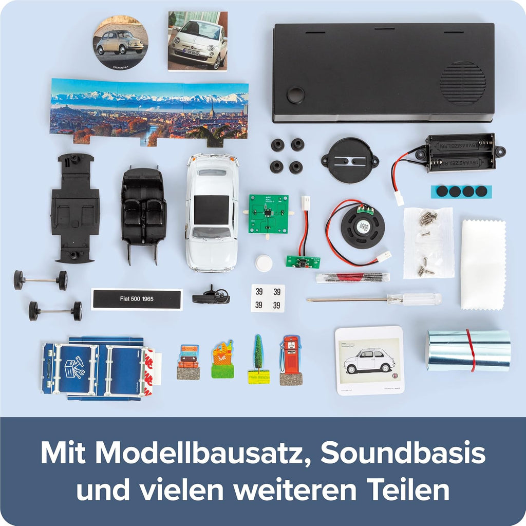 Pièces du kit Fiat 500 Franzis