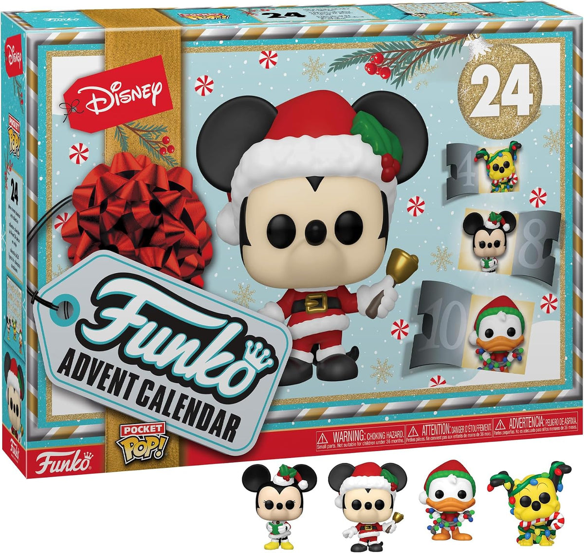 Calendrier de l'Avent Funko Pocket Pop! Classic Disney 2022 (Mickey)