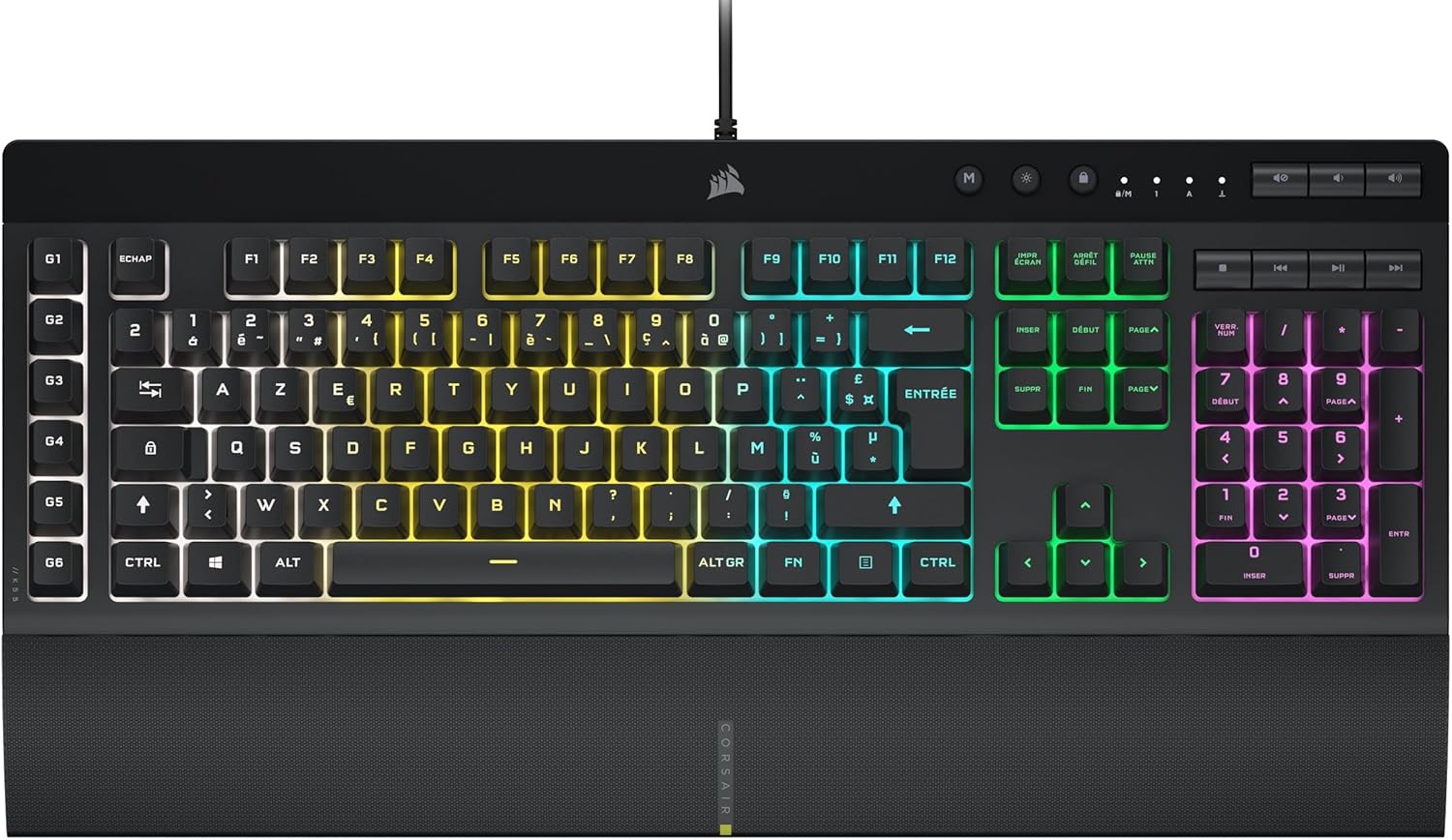 Clavier de jeu Corsair K55 RGB Pro