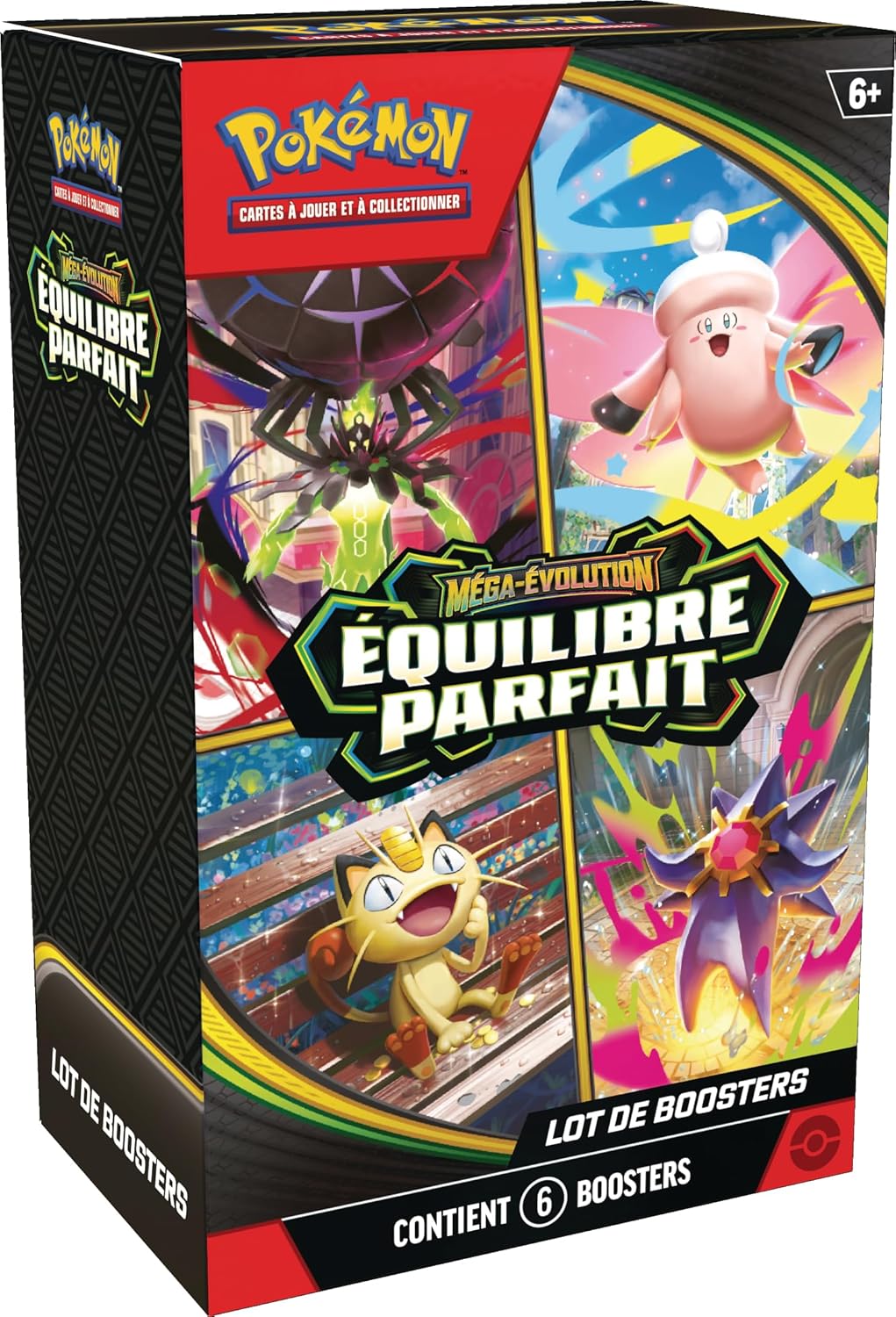Pokémon — Lot de 6 boosters Méga Équilibre Parfait