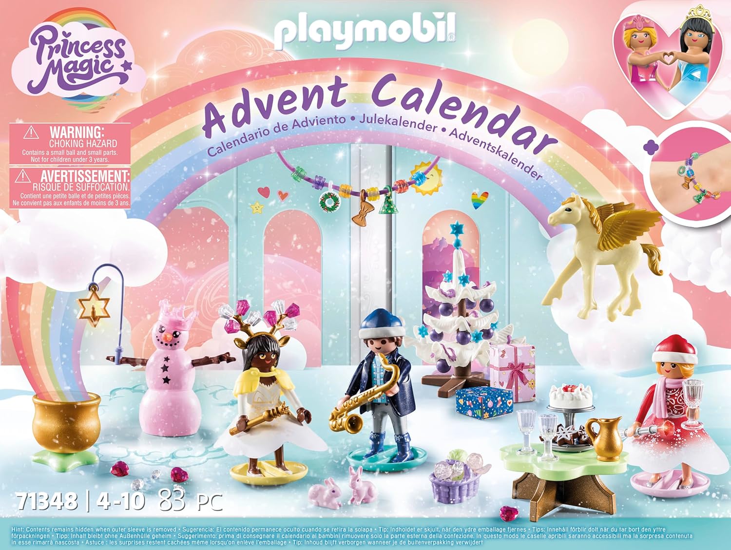 Calendrier de l’Avent Playmobil Arc-en-ciel