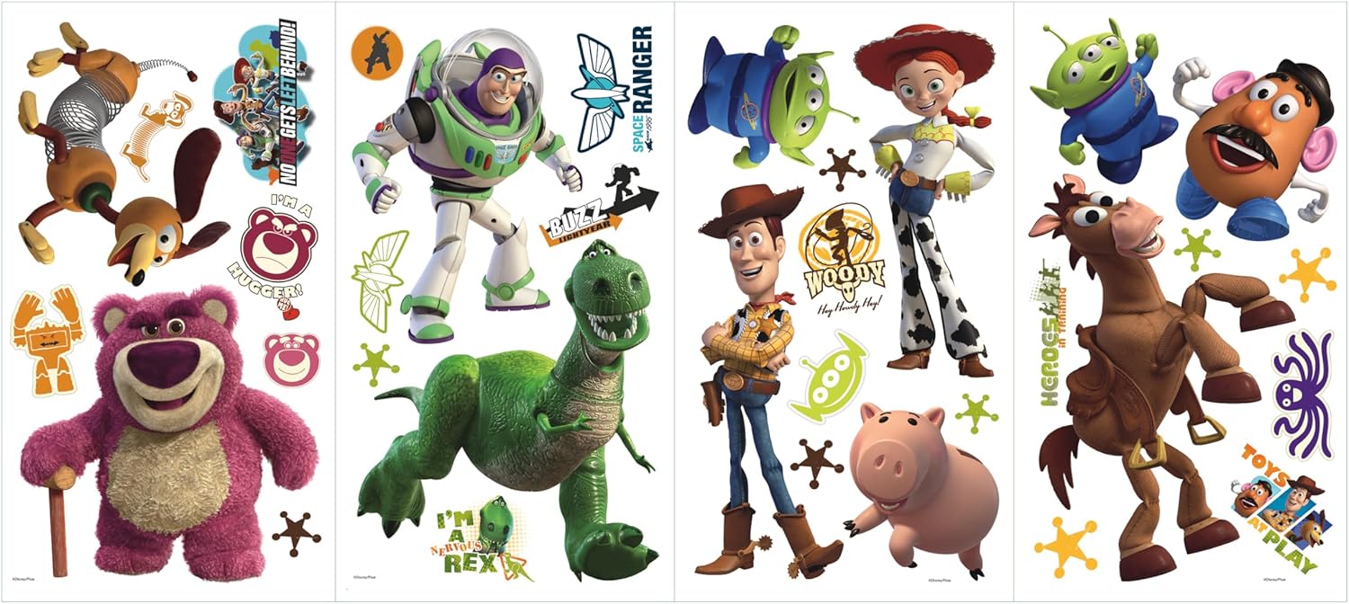 RoomMates — décor mural géant Toy Story phosphorescent