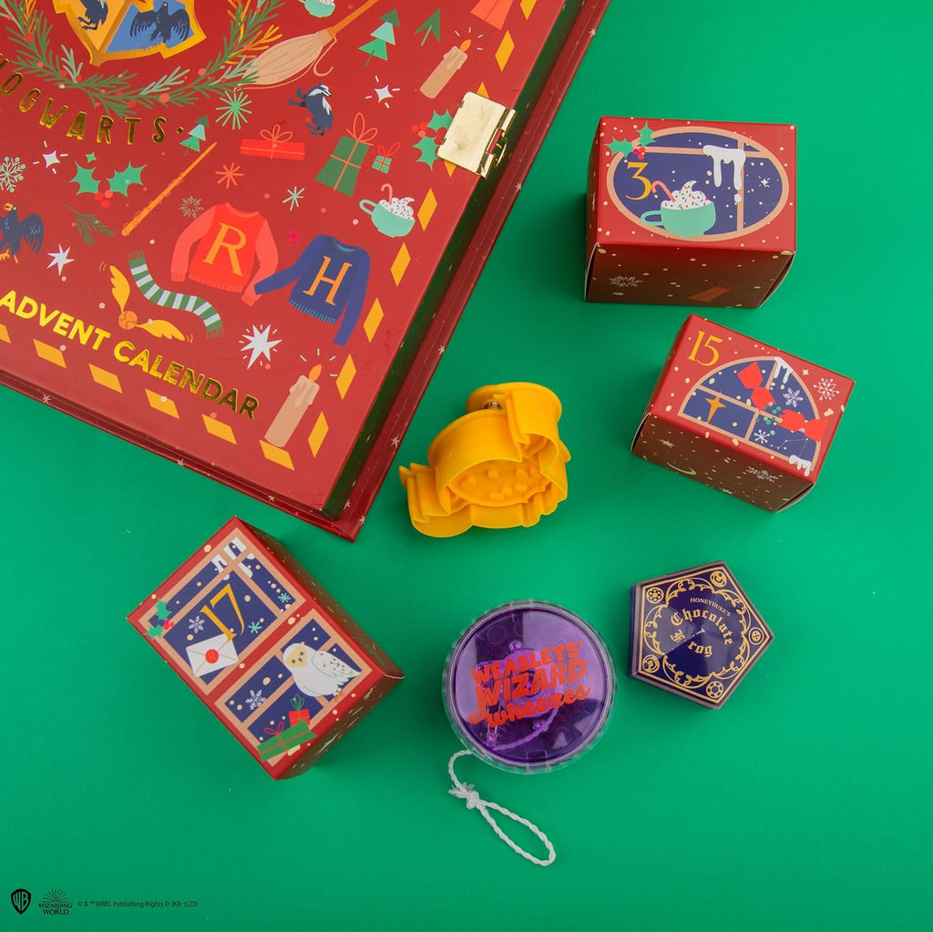 Boîtes numérotées et cadeaux du calendrier de l'Avent Harry Potter Deluxe