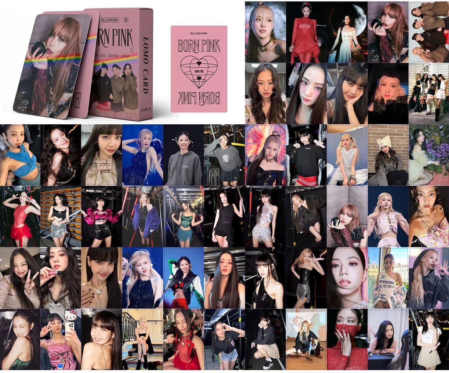 Lot de 55 photocards BLACKPINK