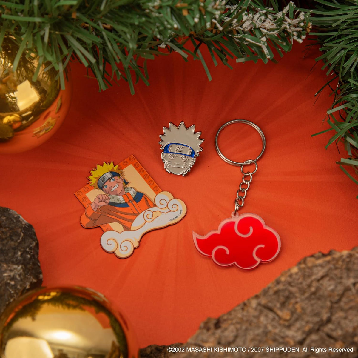 Pin's et porte-clés du calendrier de l'Avent Naruto