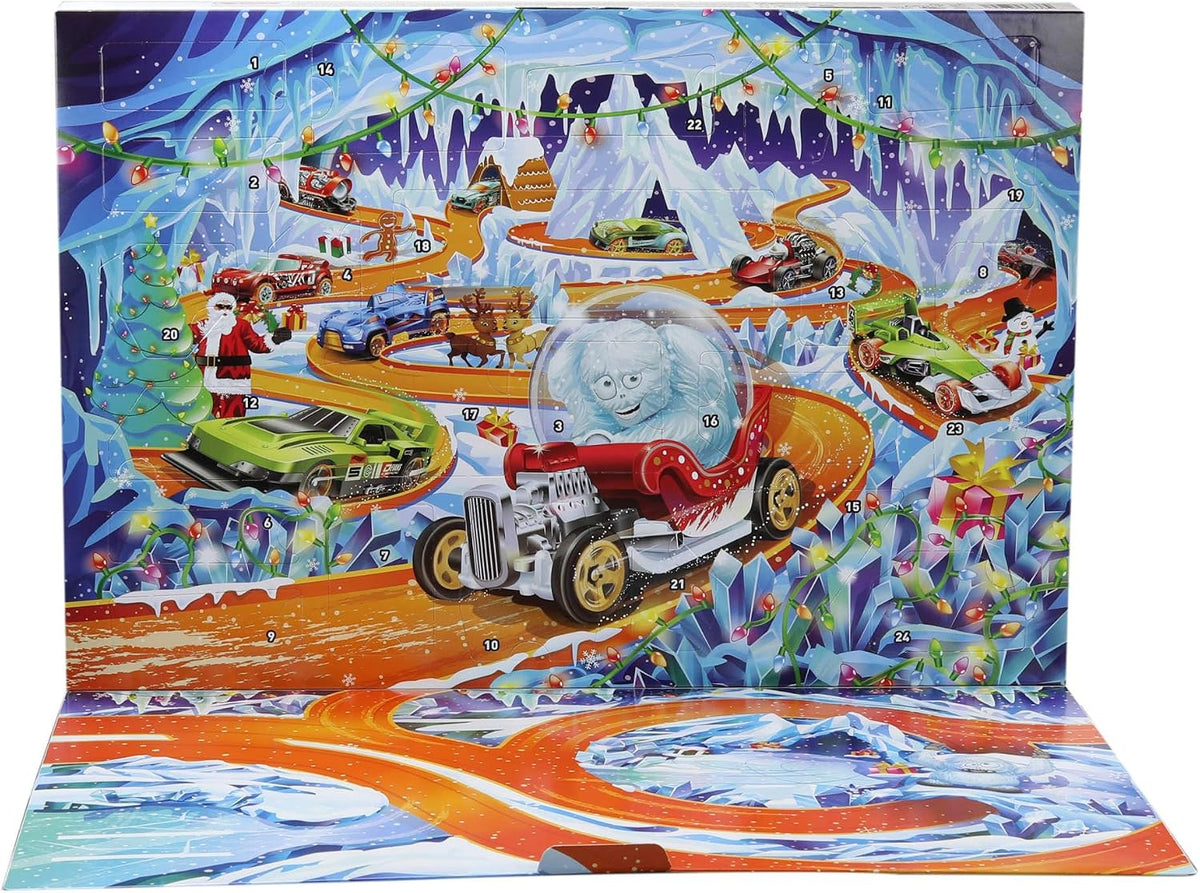 Voitures Hot Wheels du calendrier de l'Avent 2026