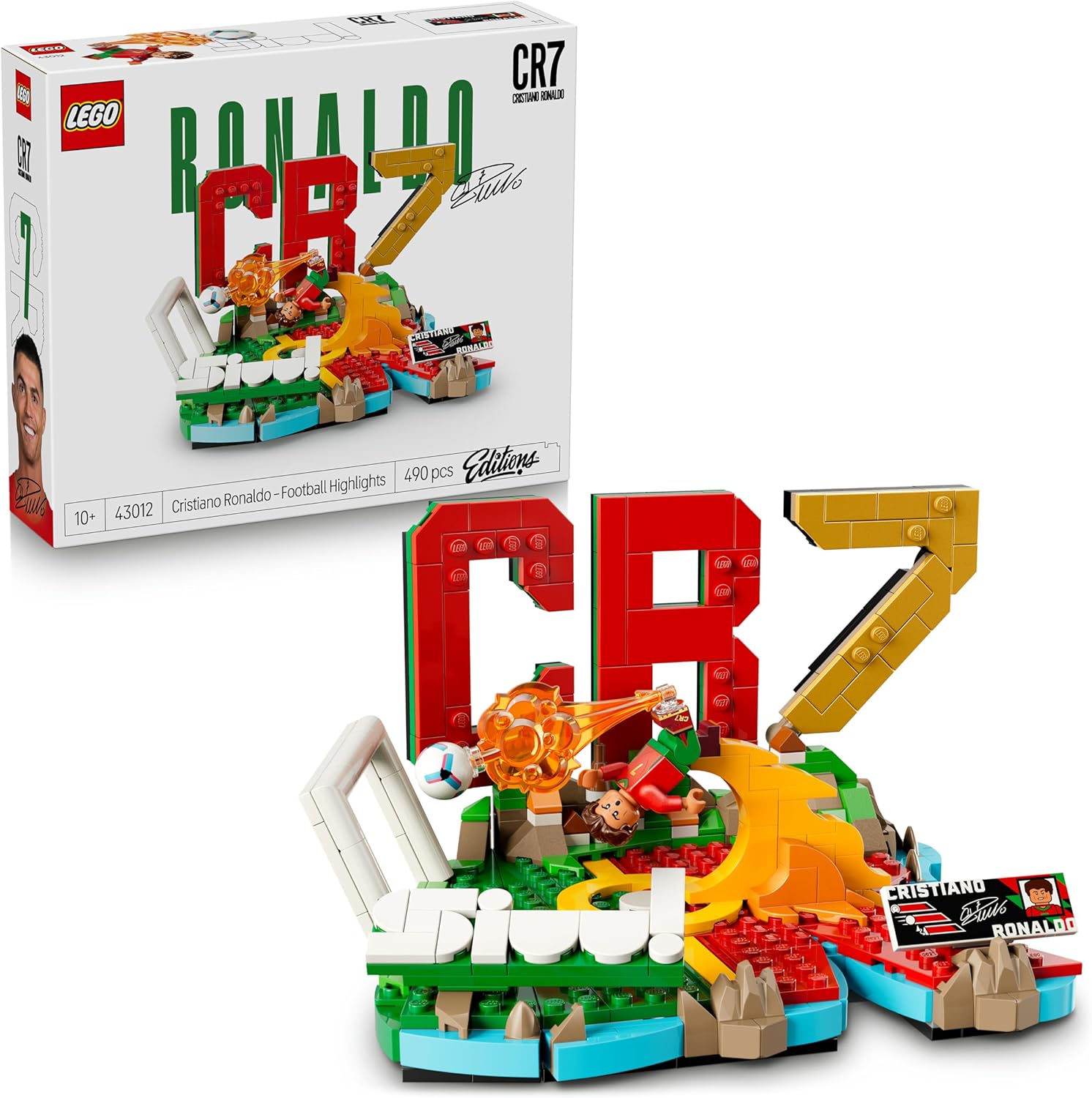 Set LEGO Editions Cristiano Ronaldo 43012 avec minifigurine