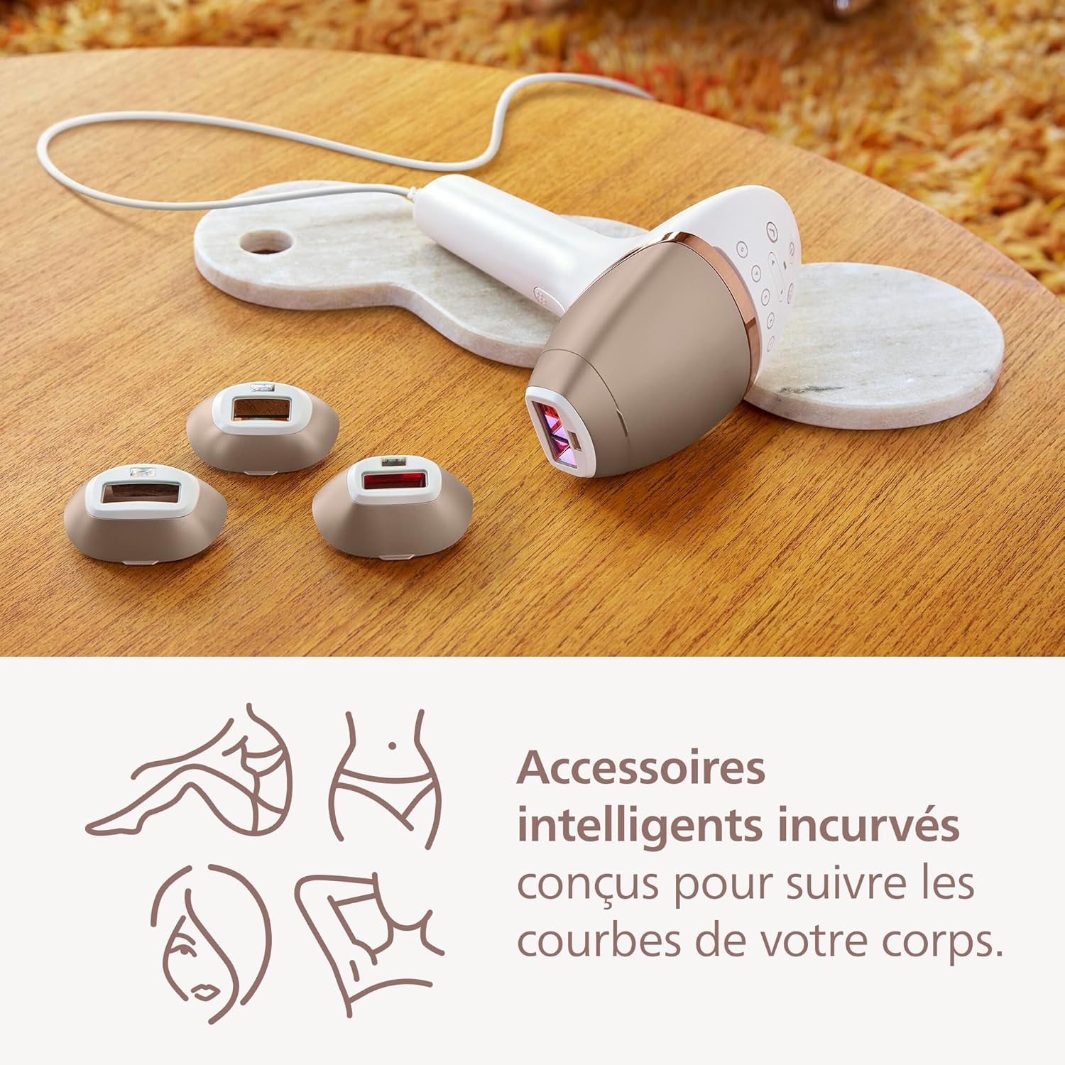 Philips Lumea Série 8000 : l’épilateur à lumière pulsée Philips
