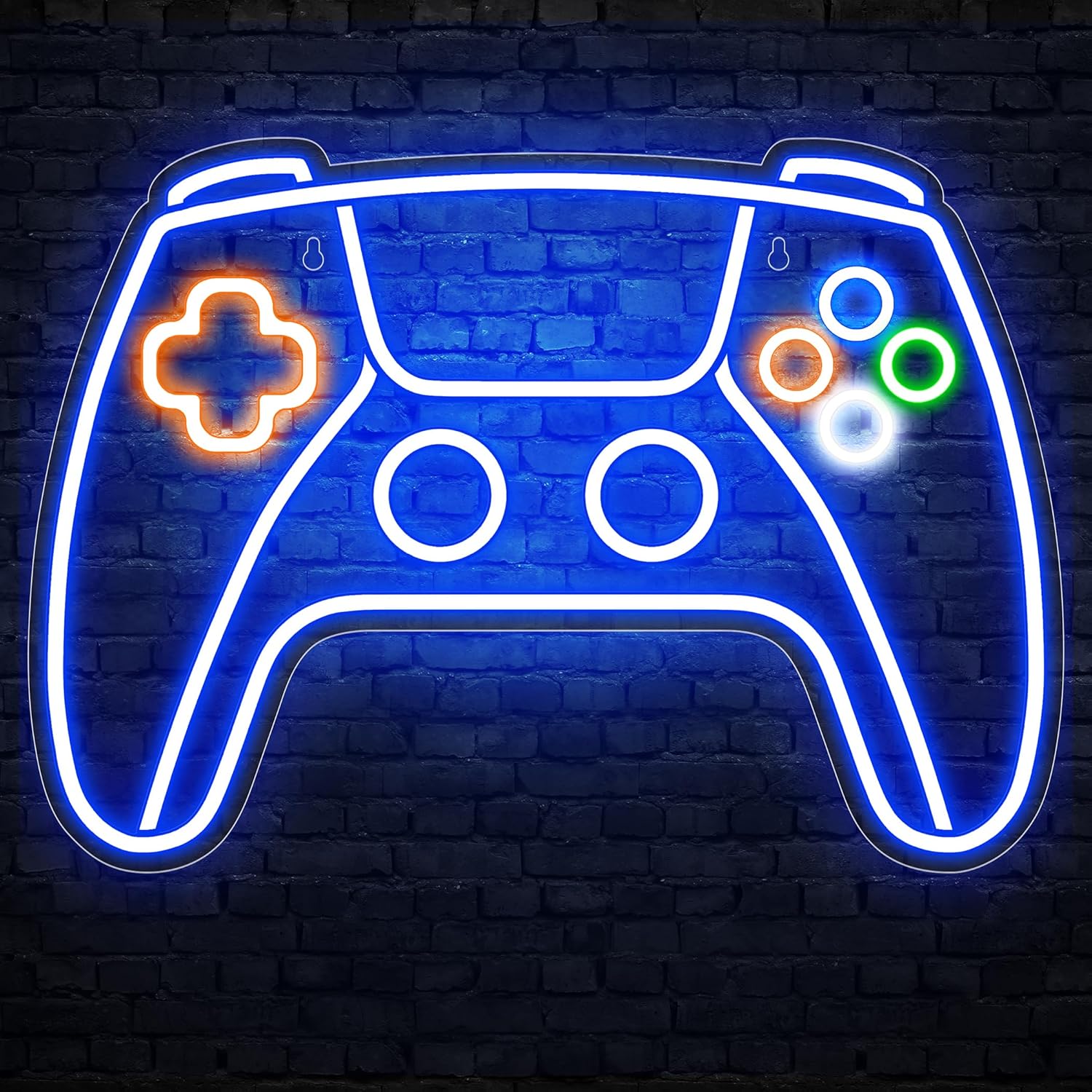 Enseigne néon LED manette de jeu déco murale