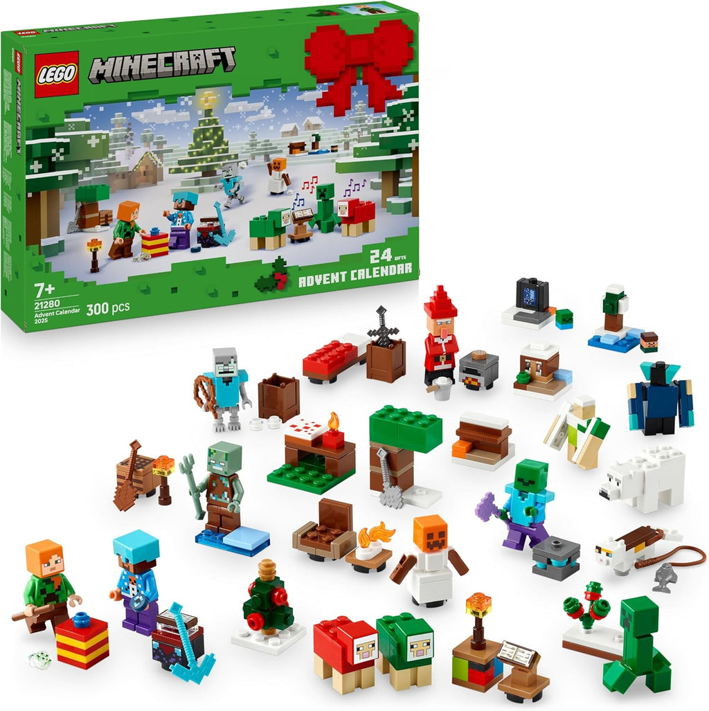 Calendrier de l'Avent Minecraft LEGO 2025
