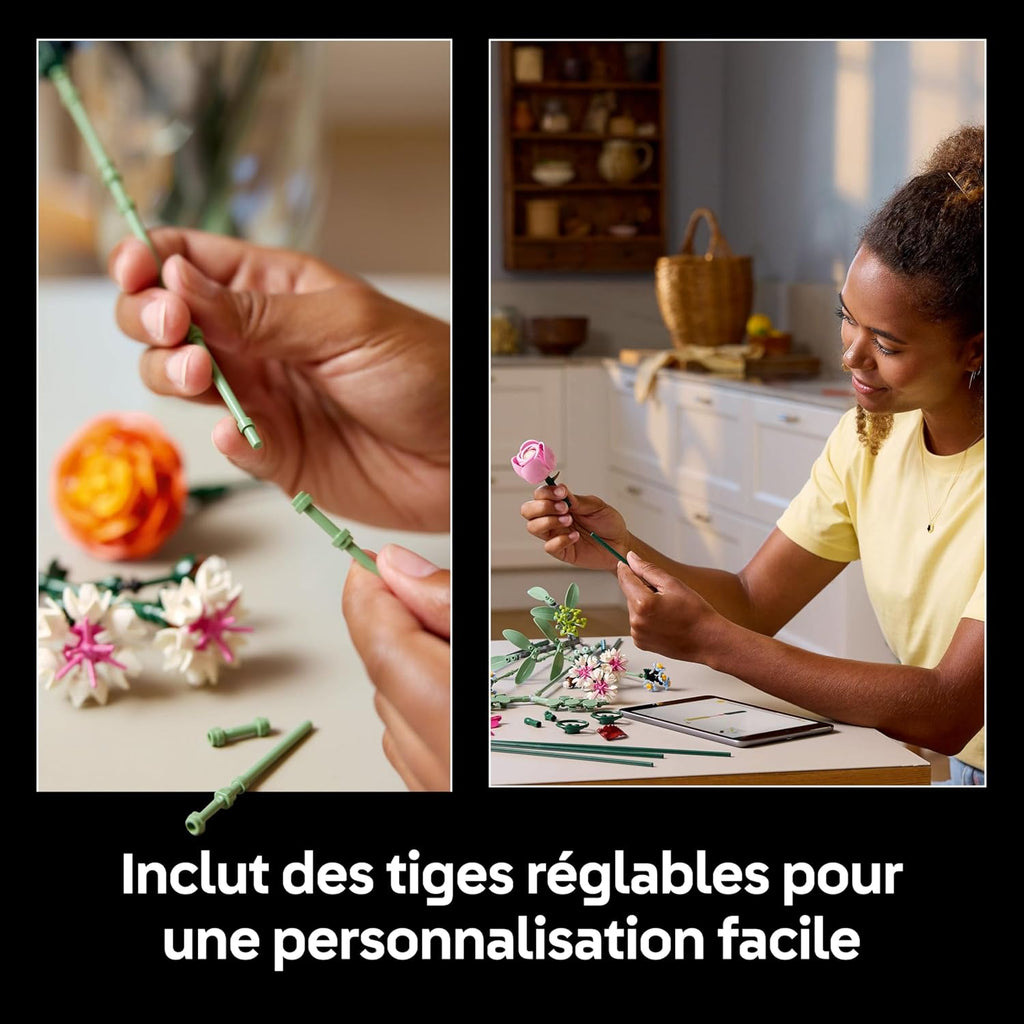 LEGO Botanicals Le Joli Bouquet de Fleurs Roses 10342 Lego