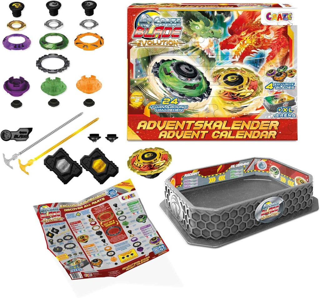 Calendrier de l'Avent Craze Blade toupies de combat
