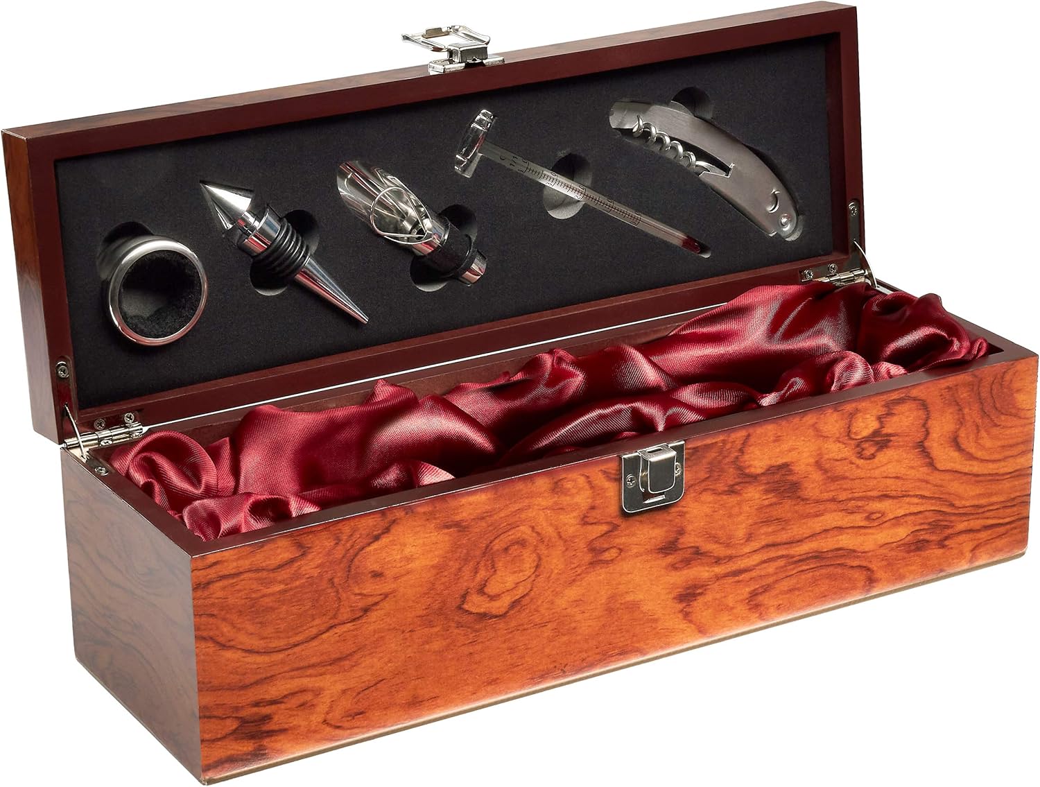 Coffret sommelier pour le vin kit 6-en-1 BRUBAKER