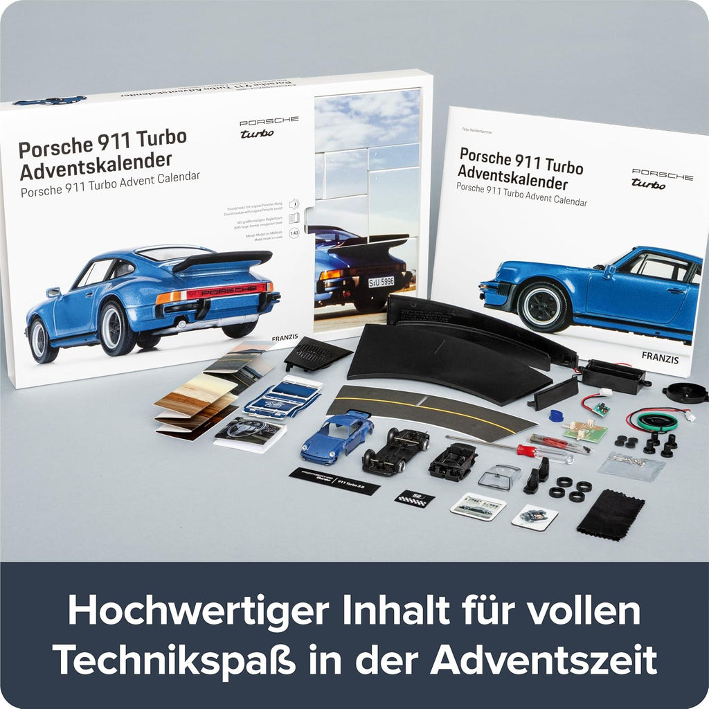 Calendrier de l'Avent Franzis Porsche 911 Turbo 1:43