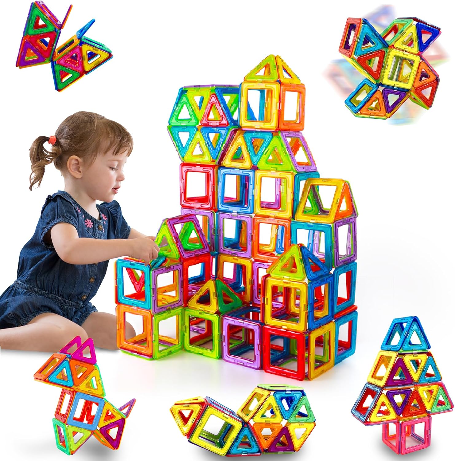Jeu de construction magnétique 38 pièces enfant