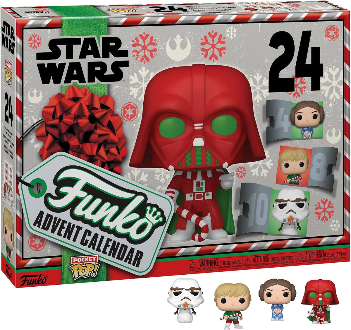 Calendrier de l'Avent Funko Pocket Pop! Star Wars Holiday Dark Vador 2022