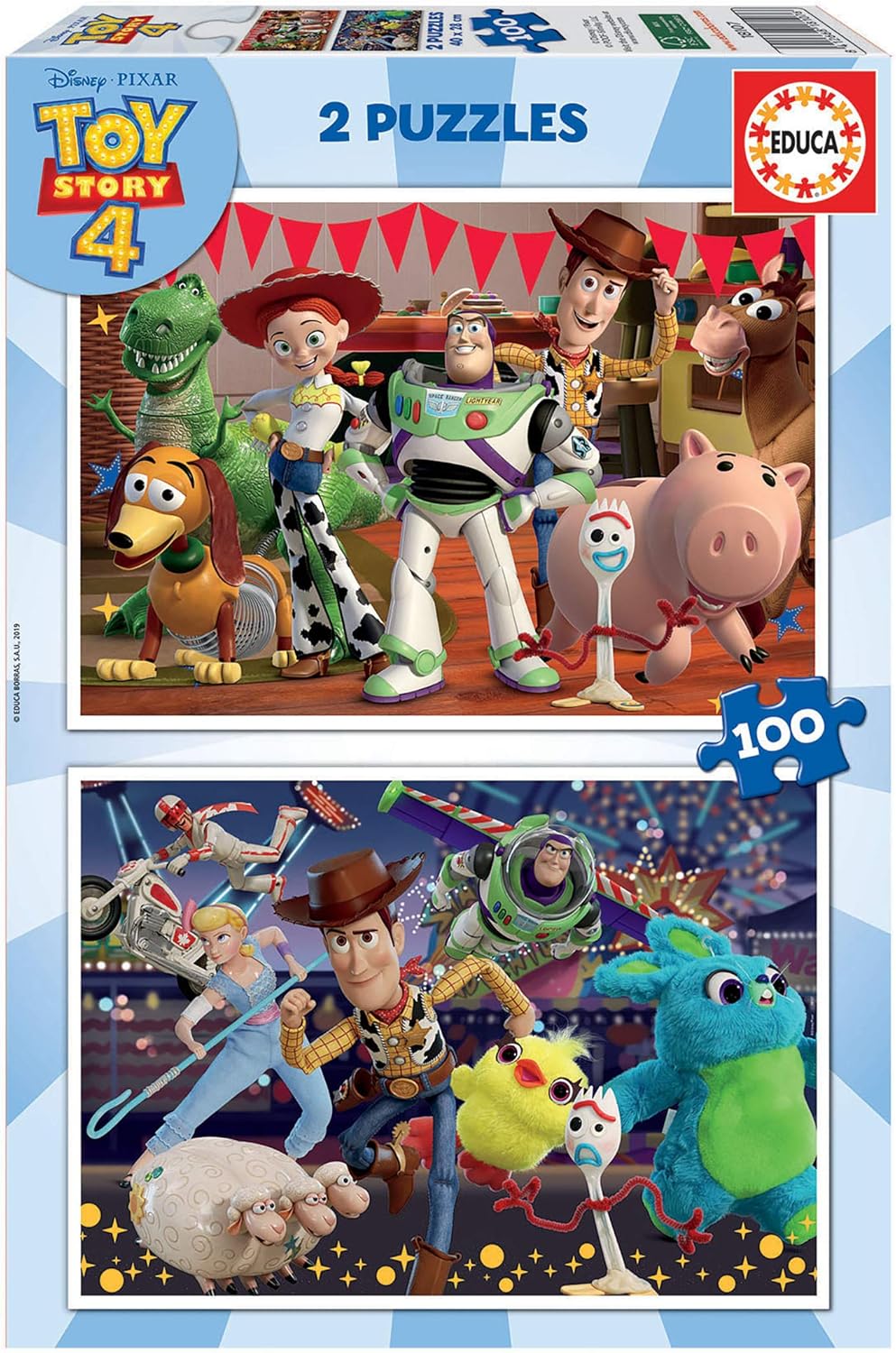Educa — 2 puzzles de 100 pièces Toy Story